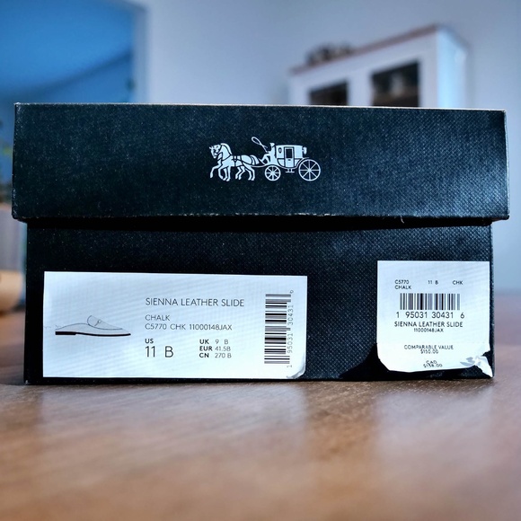 Coach Sienna Leather Slide, Chalk — NWT - Picture 10 of 10